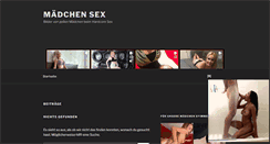 Desktop Screenshot of maedchen-sex.net
